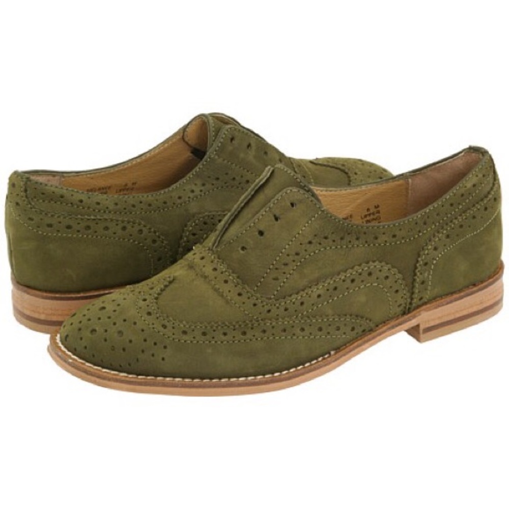 Steven Steve Madden 9 Suede Oxford Green melanee